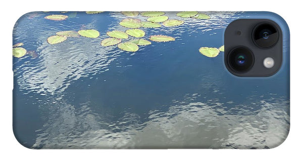 Berkshires Lily Pads 2 - Pond Lake Sky Reflection - Phone Case
