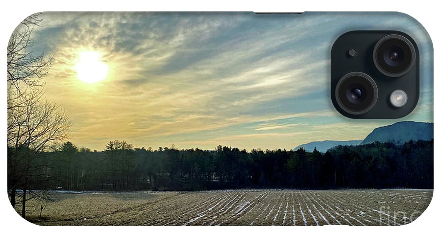 Berkshires - Morning at Gould Meadows - Field Sunrise - Phone Case