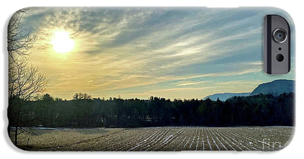 Berkshires - Morning at Gould Meadows - Field Sunrise - Phone Case