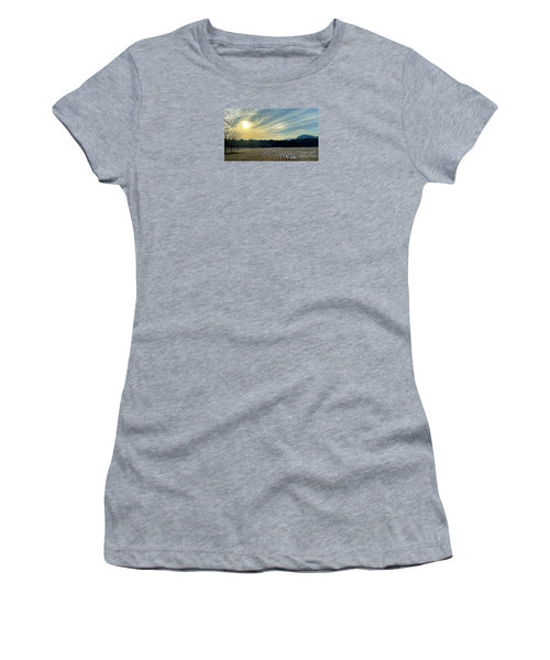 Berkshires - Morning at Gould Meadows - Field Sunrise - Women's T-Shirt