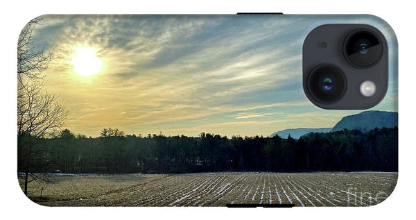 Berkshires - Morning at Gould Meadows - Field Sunrise - Phone Case