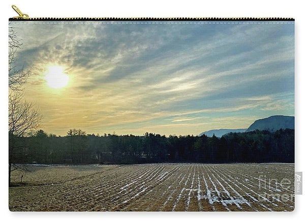 Berkshires - Morning at Gould Meadows - Field Sunrise - Zip Pouch