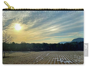 Berkshires - Morning at Gould Meadows - Field Sunrise - Zip Pouch