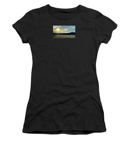 Berkshires - Morning at Gould Meadows - Field Sunrise - Women's T-Shirt