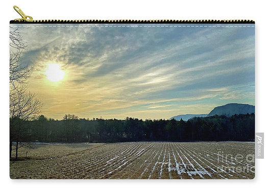 Berkshires - Morning at Gould Meadows - Field Sunrise - Zip Pouch