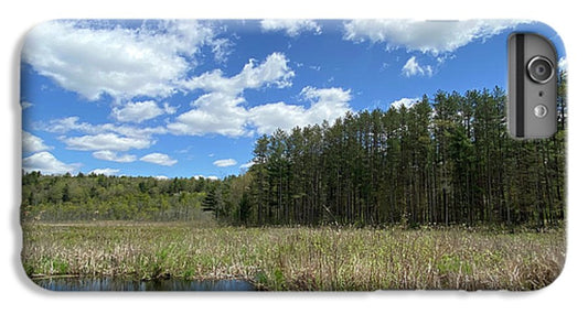 Berkshires Pond Grass 2 - Freshwater Marsh Pines - Phone Case