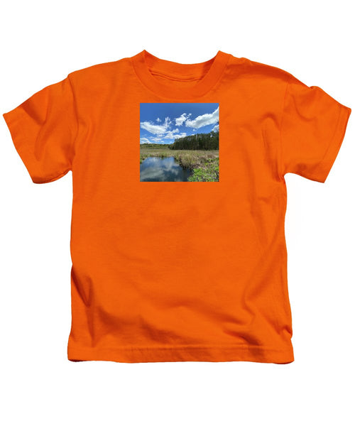 Berkshires Pond Grass 2 - Freshwater Marsh Pines - Kids T-Shirt