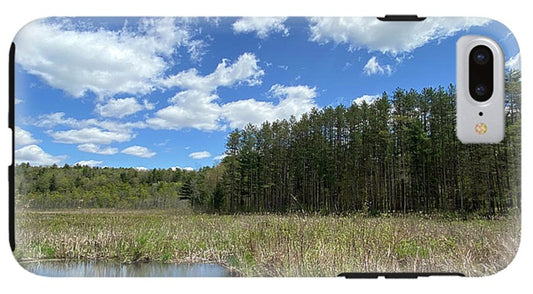 Berkshires Pond Grass 2 - Freshwater Marsh Pines - Phone Case