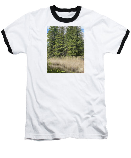 Berkshires Pond Grass - Baseball T-Shirt