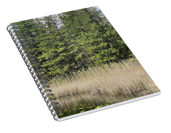 Berkshires Pond Grass - Spiral Notebook