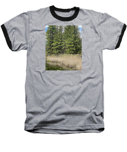 Berkshires Pond Grass - Baseball T-Shirt
