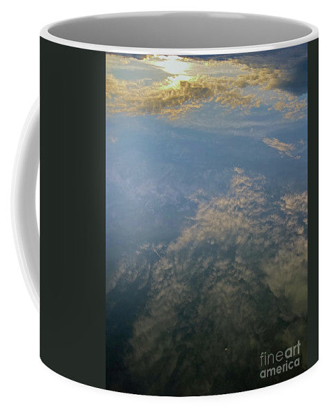 Berkshires Pond Reflection - Lake Sky Clouds - Mug