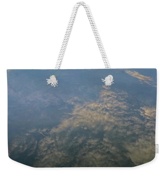 Berkshires Pond Reflection - Lake Sky Clouds - Weekender Tote Bag