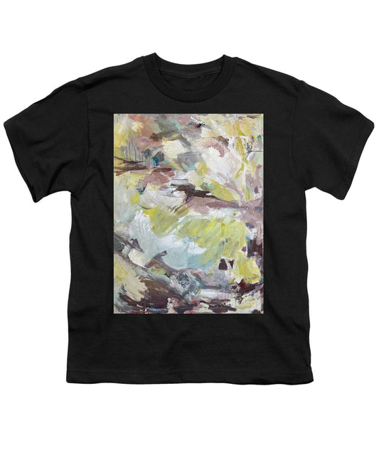Brahms Symphony No. 1 - Abstract Expressionism Large Painting - Youth T-Shirt
