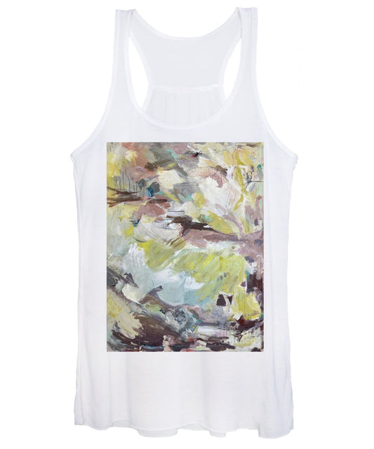 Brahms Symphony No. 1 - Abstract Expressionism Large Painting - Women's Tank Top