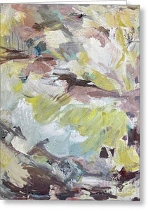 Brahms Symphony No. 1 - Abstract Expressionism Large Painting - Greeting Card