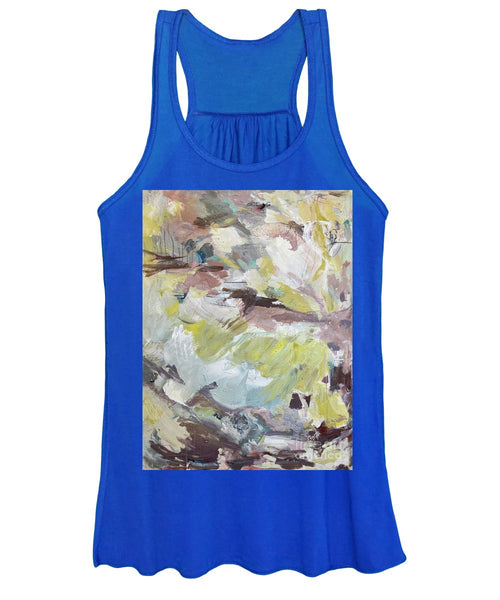 Brahms Symphony No. 1 - Abstract Expressionism Large Painting - Women's Tank Top