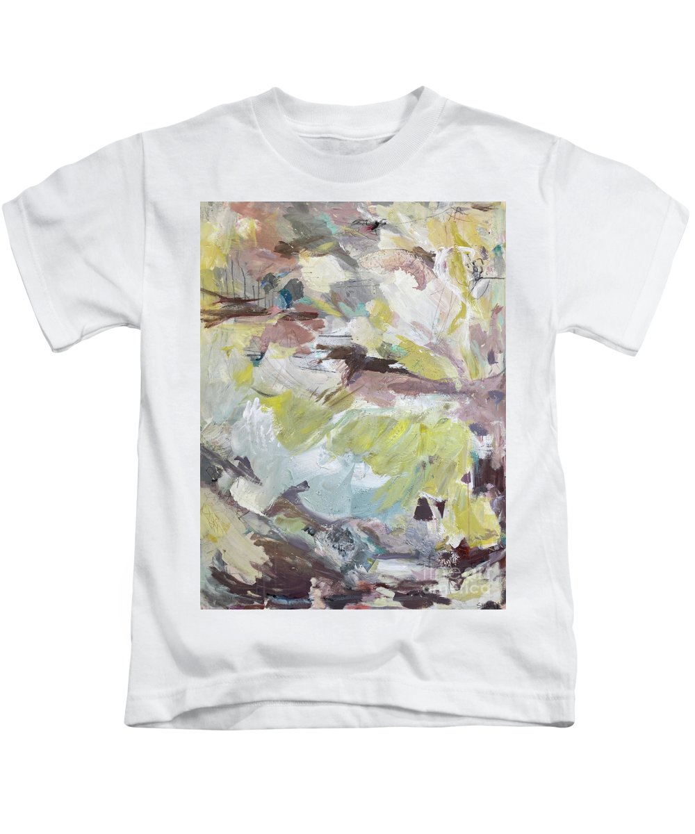 Brahms Symphony No. 1 - Abstract Expressionism Large Painting - Kids T-Shirt