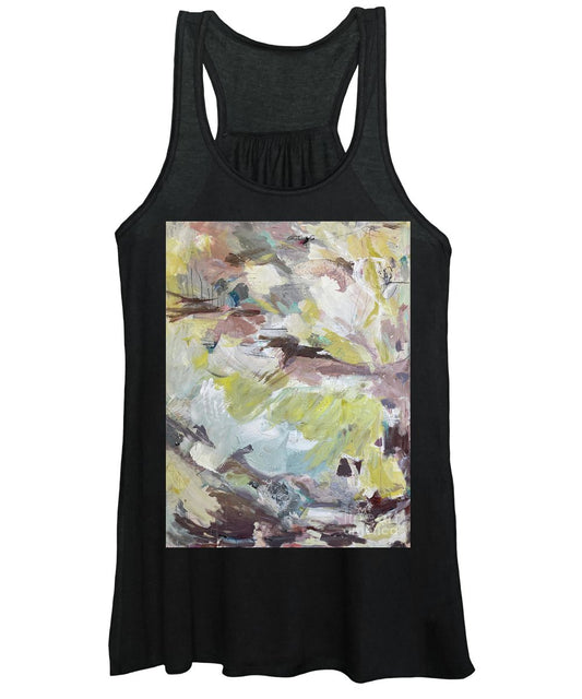Brahms Symphony No. 1 - Abstract Expressionism Large Painting - Women's Tank Top