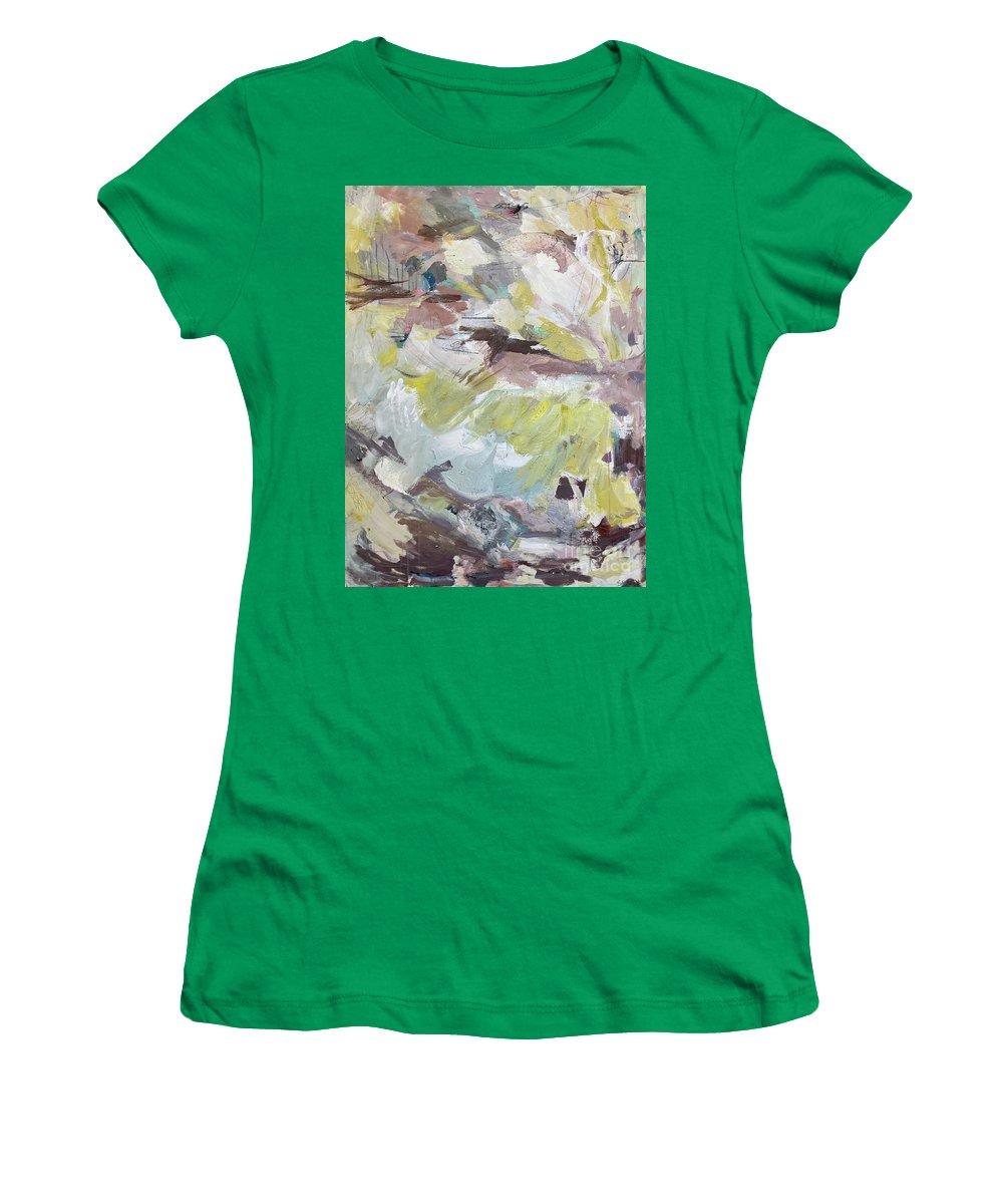 Brahms Symphony No. 1 - Abstract Expressionism Large Painting - Women's T-Shirt
