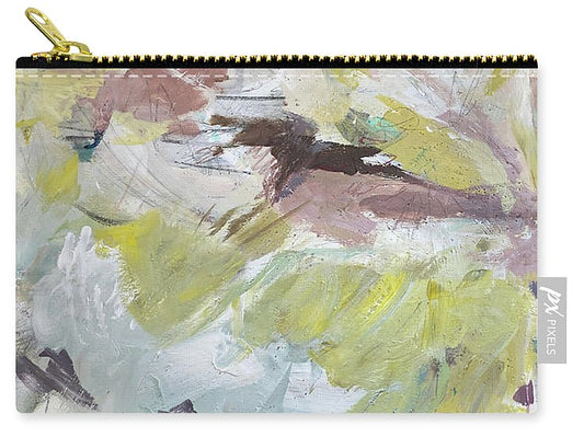 Brahms Symphony No. 1 - Abstract Expressionism Large Painting - Zip Pouch