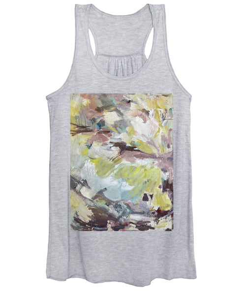 Brahms Symphony No. 1 - Abstract Expressionism Large Painting - Women's Tank Top