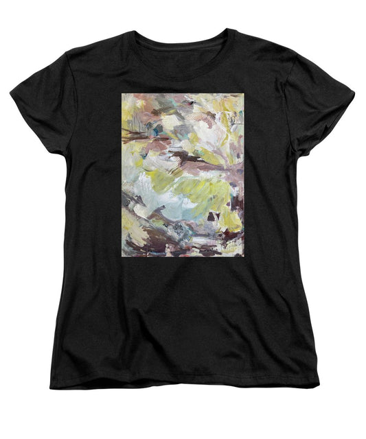 Brahms Symphony No. 1 - Abstract Expressionism Large Painting - Women's T-Shirt (Standard Fit)
