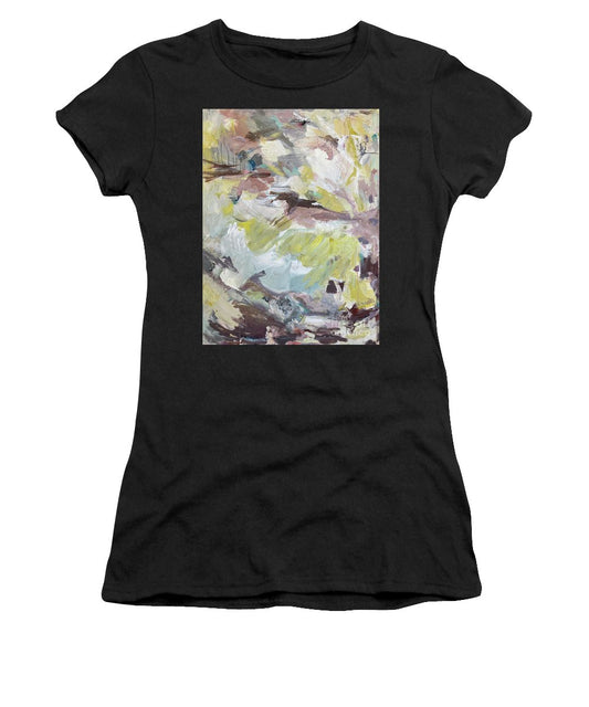 Brahms Symphony No. 1 - Abstract Expressionism Large Painting - Women's T-Shirt