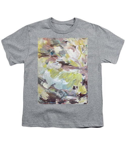 Brahms Symphony No. 1 - Abstract Expressionism Large Painting - Youth T-Shirt