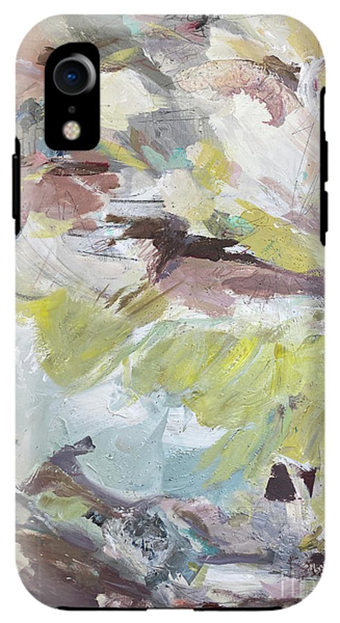 Brahms Symphony No. 1 - Abstract Expressionism Large Painting - Phone Case