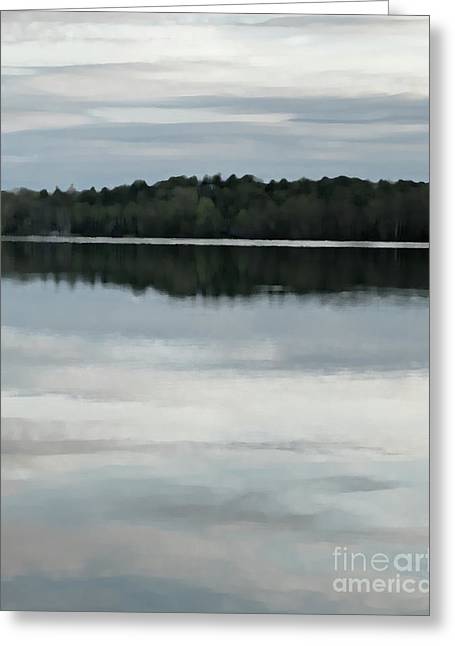 Berkshires - Stockbridge Bowl Fantasy - Lake Mahkeenac Grey - Greeting Card