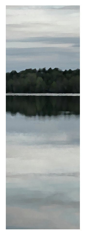 Berkshires - Stockbridge Bowl Fantasy - Lake Mahkeenac Grey - Yoga Mat