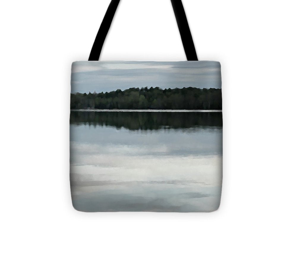 Berkshires - Stockbridge Bowl Fantasy - Lake Mahkeenac Grey - Tote Bag