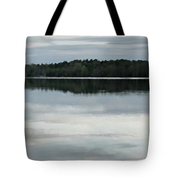 Berkshires - Stockbridge Bowl Fantasy - Lake Mahkeenac Grey - Tote Bag