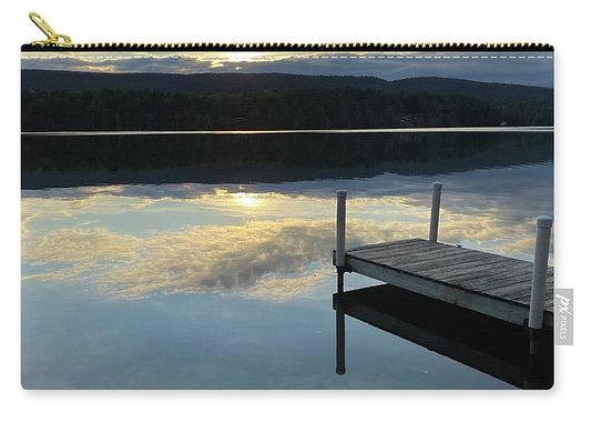 Berkshires - Last Boat 2 - Lake Sunset Summer Stockbridge - Zip Pouch