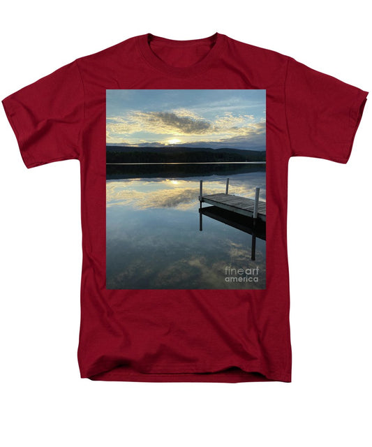 Berkshires - Last Boat 2 - Lake Sunset Summer Stockbridge - Men's T-Shirt  (Regular Fit)