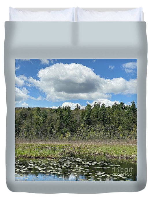 Berkshires - Stockbridge Lily Pads 5 - Duvet Cover