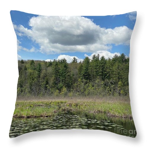 Berkshires - Stockbridge Lily Pads 5 - Throw Pillow