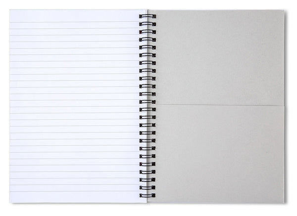 Berkshires Pond Grass - Spiral Notebook