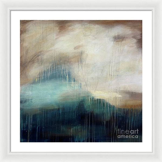 Translation No1 of Nocturne Op15 No3 in G Minor F Chopin - Framed Print