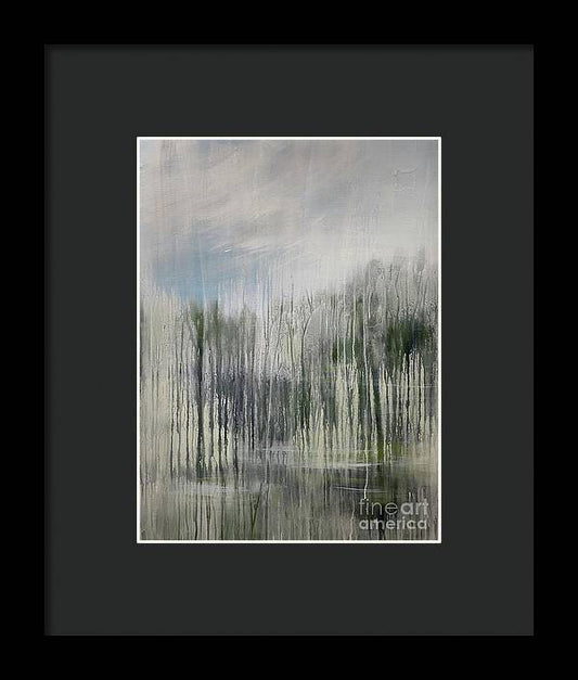 Translation of Nocturne op9 no1 in B flat minor by F Chopin - Framed Print